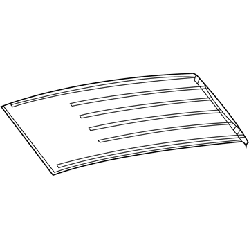 Mopar 4860499AB Roof 4860499AB Mopar Roof Illustration 1 of 1