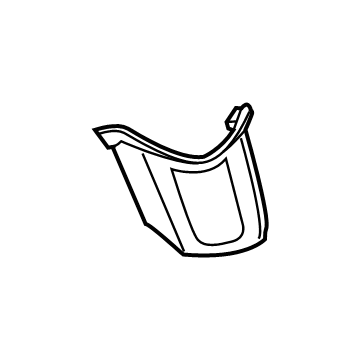 1VZ35XSAAA Mopar Steering Wheel Bezel Illustration 1 of 1