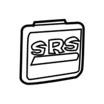 Mopar 1MK94DW1AA Screw Cover Cap 1MK94DW1AA Mopar Screw Cover Cap Illustration 1 of 1