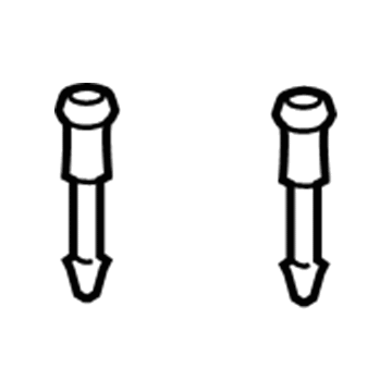 Mopar 1AL821J1AA Headrest Sleeve 1AL821J1AA Mopar Headrest Sleeve Illustration 1 of 1