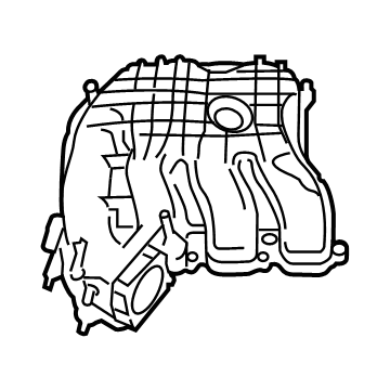 4861970AF Mopar Intake Manifold Plenum Illustration 1 of 1