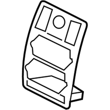 XB311ZBAA Mopar Instrument Panel Bezel Illustration 1 of 1