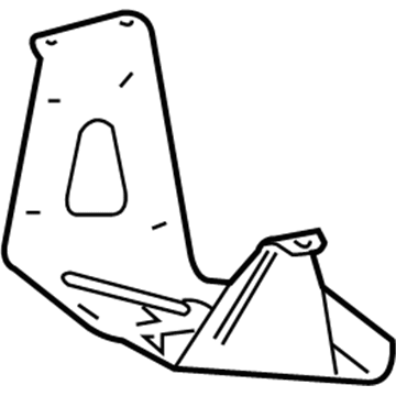 68020914AA Mopar Vapor Canister Bracket Illustration 1 of 1