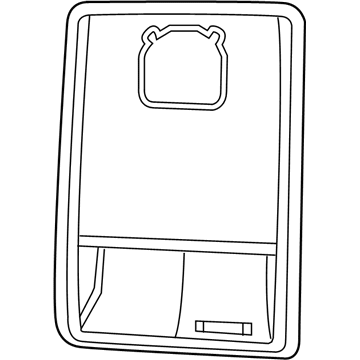 1DD951D1AA Mopar Overhead Console Housing Illustration 1 of 1