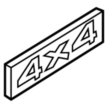 5DV76RR4 Mopar Decal Illustration 1 of 1