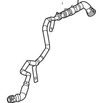 Mopar 68564577AB HOSE-COOLANT 68564577AB Mopar HOSE-COOLANT Illustration 1 of 1