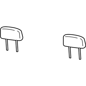 1NQ94BD3AA Mopar Rear Headrest Illustration 1 of 1