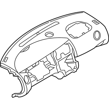 MR641676 Mopar Instrument Instrument Panel Illustration 1 of 1