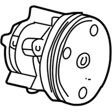 53013760AA Mopar Power Steering Pump Pulley Illustration 1 of 1