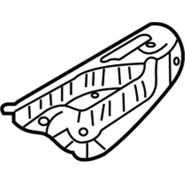 MR535265 Mopar Support-Floor Pan Illustration 1 of 1