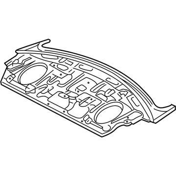 MR535636 Mopar Rear Shelf Panel Illustration 1 of 1