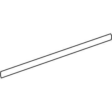 55077172AB Mopar Rear Door Molding Illustration 1 of 1