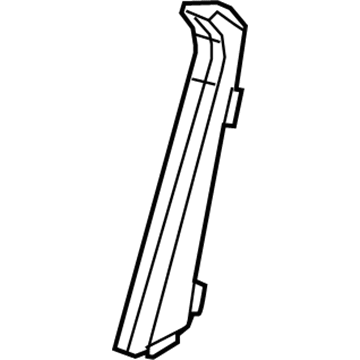 6ZN56LXHAA Mopar Rear Door Flag Illustration 1 of 1