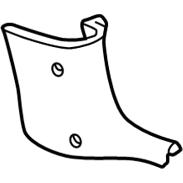 LK74WL5AD Mopar Cowl Side Trim Panel Illustration 1 of 1