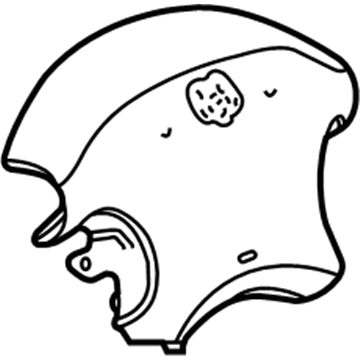 Mopar 1AZ68XDVAA Driver Air Bag 1AZ68XDVAA Mopar Driver Air Bag Illustration 1 of 1