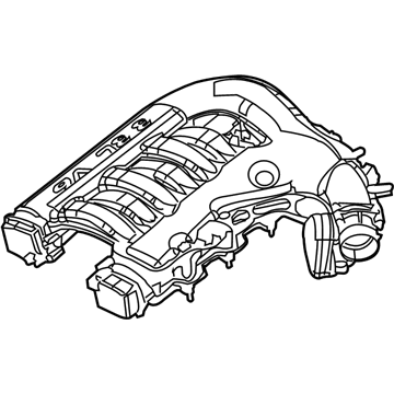 68017975AA Mopar Intake Manifold Plenum Illustration 1 of 1