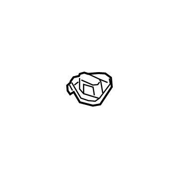 68563965AA Mopar Visor Clip Illustration 1 of 1
