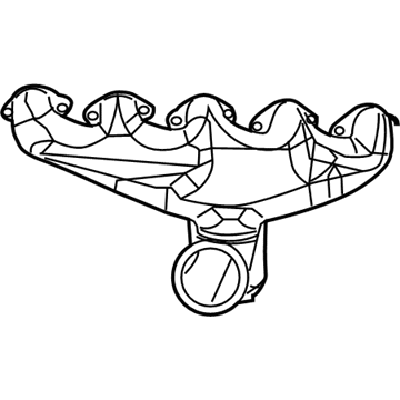 2010 Dodge Viper Exhaust Manifold - 5037705AC