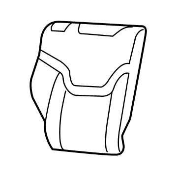 6SG08LXHAA Mopar Rear Seat Back Cover Illustration 1 of 1