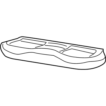 6AG01LXHAA Mopar Rear Seat Cushion Cover Illustration 1 of 1