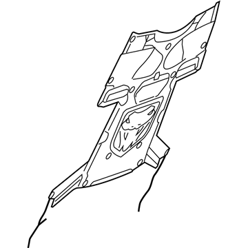 4865684AB Mopar Hood Silencer Illustration 1 of 1