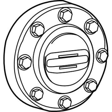68081020AB Mopar Wheel Center Cap Illustration 1 of 1