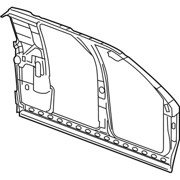 68000695AA Mopar Body Side Aperture Inner Complete Panel Illustration 1 of 1