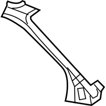 55276408AC Mopar REINFMNT-Front Side Rail To Dash Illustration 1 of 1