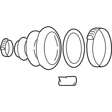 2002 Chrysler 300M CV Boot - 5073989AA
