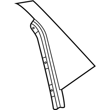 68144238AA Mopar Rear Door Applique Illustration 1 of 1