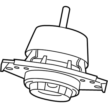 2012 Dodge Durango Engine Mount Bracket - 52124671AE