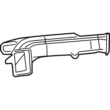 Mopar 5058469AB Demister Duct 5058469AB Mopar Demister Duct Illustration 1 of 1