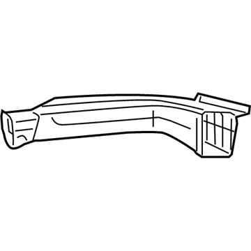 Mopar 5058471AB Demister Duct 5058471AB Mopar Demister Duct Illustration 1 of 1