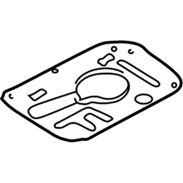 MD346048 Mopar Plate-WINDAGE Illustration 1 of 1