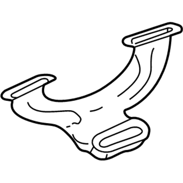 4698533AB Mopar Defroster Duct Illustration 1 of 1