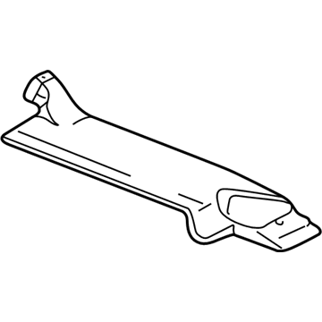 4758349AB Mopar Floor Console Duct Illustration 1 of 1