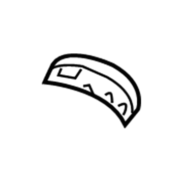 Mopar 6509203AA Clamp 6509203AA Mopar Clamp Illustration 1 of 1