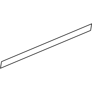 1DH74AJCAB Mopar Rear Door Molding Illustration 1 of 1