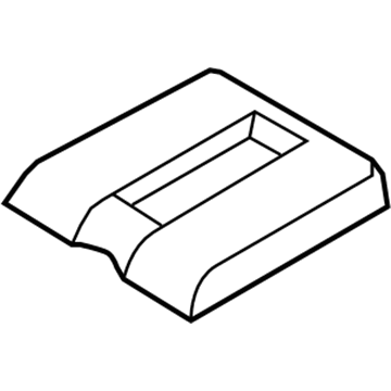 1ER001J3AA Mopar Armrest Bin Cover Illustration 1 of 1
