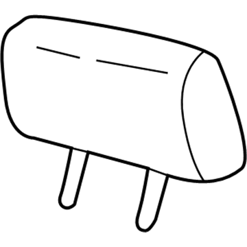 XV401DVAA Mopar Front Headrest Illustration 1 of 1