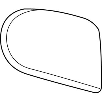 68003715AA Mopar Mirror Replacement Glass Illustration 1 of 1