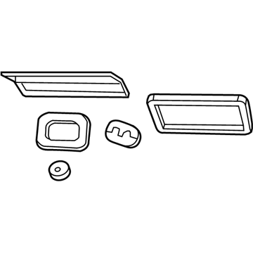 68004201AA Mopar Air Conditioning And Heater Unit Seal Kit Illustration 1 of 1