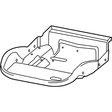 Mopar 5PH90DX9AA Pan-Seat Cushion 5PH90DX9AA Mopar Pan-Seat Cushion Illustration 1 of 1
