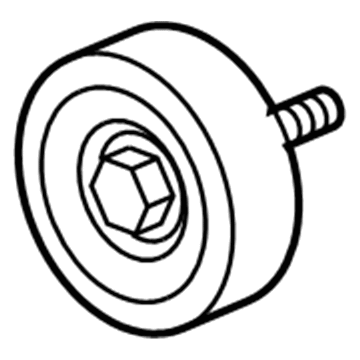 Mopar 4861533AB Idler Pulley 4861533AB Mopar Idler Pulley Illustration 1 of 1