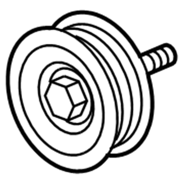 Mopar 4861532AB Idler Pulley 4861532AB Mopar Idler Pulley Illustration 1 of 1