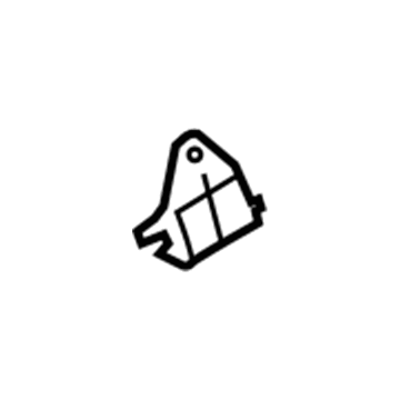 Mopar 4678822AA Parking Brake Bracket 4678822AA Mopar Parking Brake Bracket Illustration 1 of 1