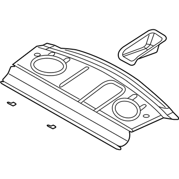 5008827AE Mopar Shelf Panel Illustration 1 of 1