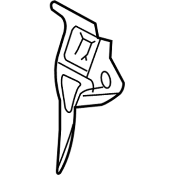 5008820AA Mopar REINFMNT-Rear Shelf Panel Illustration 1 of 1