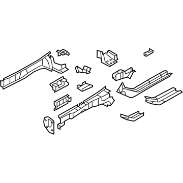 5067882AL Mopar Frame Front Rail Illustration 1 of 1