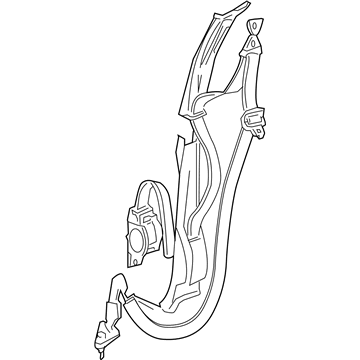 2005 Dodge Grand Caravan Seat Belt - YZ571D5AE